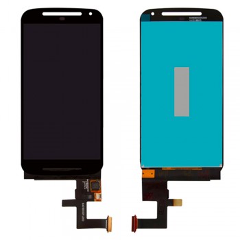 Дисплей для Motorola XT1062 Moto G2 з тачскріном (Black)