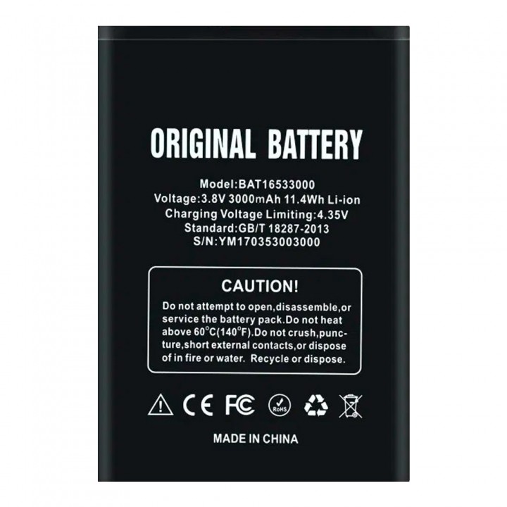 Акумулятор Doogee BAT16533000 (3000 mAh)