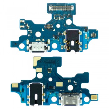 Нижня плата для Samsung A415F Galaxy A41 з роз’ємом зарядки та мікрофоном