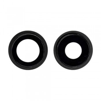 Скло камери для iPhone 12 в рамці (Black) (Original)