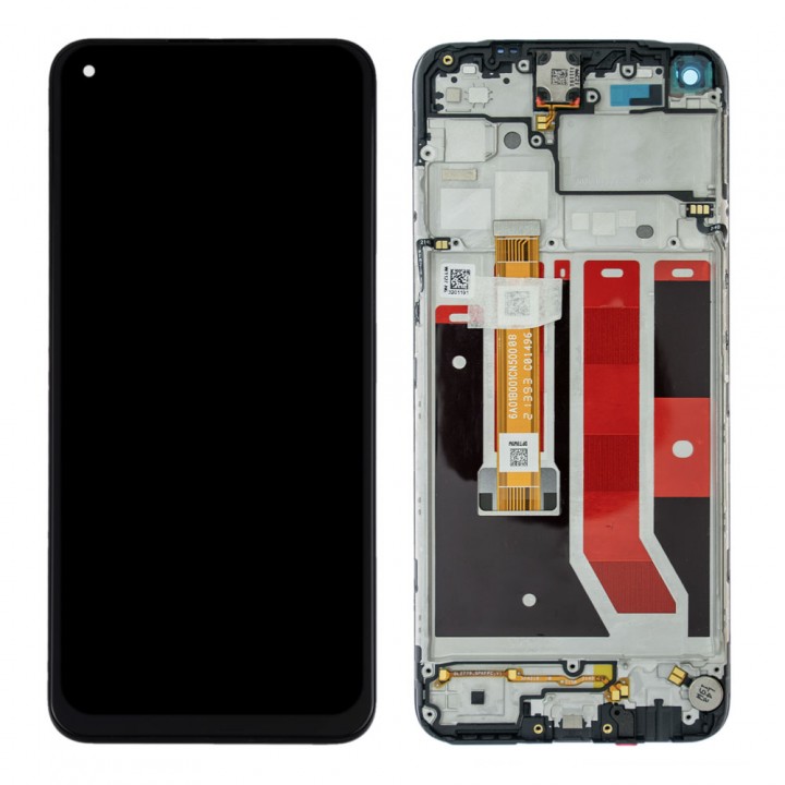 Дисплей для Oppo A53 (4G) з тачскріном і рамкою (Black) (Original)