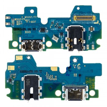 Нижня плата для Samsung M325F Galaxy M32 з роз’ємом зарядки та мікрофоном (Original)