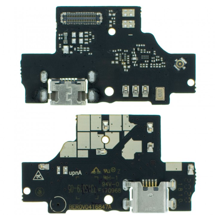 Нижня плата для ZTE Blade A5 (2020) з роз’ємом зарядки та мікрофоном