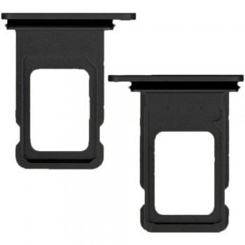 Тримач SIM-карти для Apple iPhone XR Dual Sim (Black)