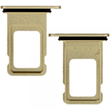 Тримач SIM-карти для Apple iPhone XR Dual Sim (Yellow)