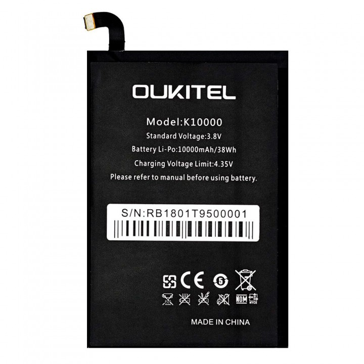 Аккумулятор Oukitel K10000 для Oukitel K10000 (10000 mAh)