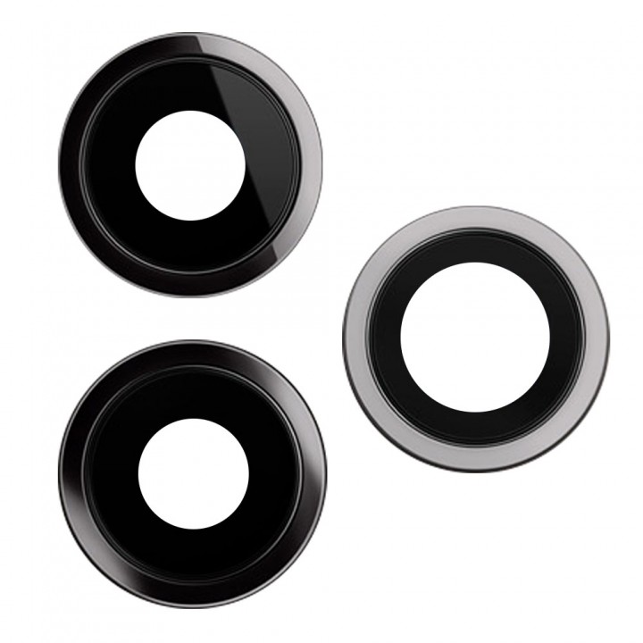 Стекло камеры для iPhone 11 Pro в рамке (Space grey)