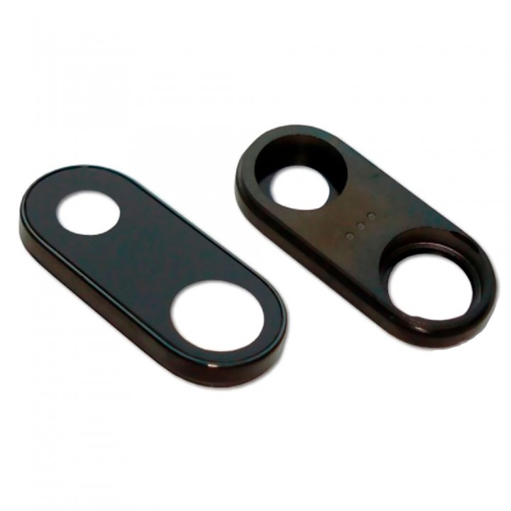 Скло камери для iPhone 7 Plus в рамці (Black)