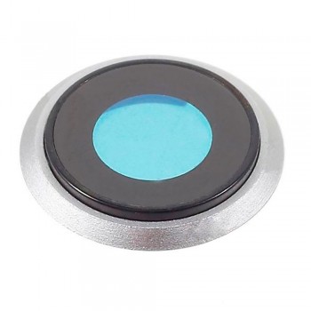 Скло камери для iPhone 8 в рамці (Silver)