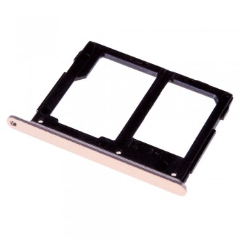 Тримач SIM-карти та MicroSD для Samsung A710 Galaxy A7 (2016) (Gold)