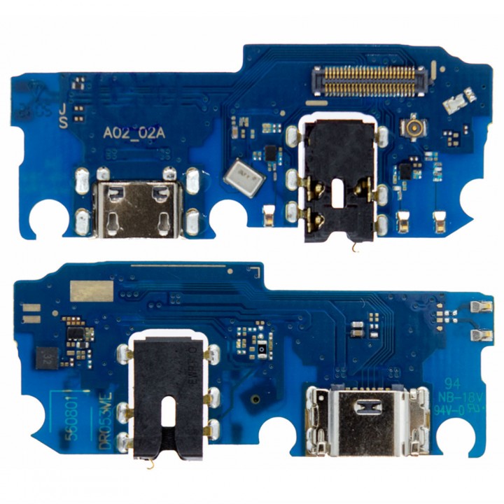 Нижня плата для Samsung A022F Galaxy A02 з роз’ємом зарядки та мікрофоном