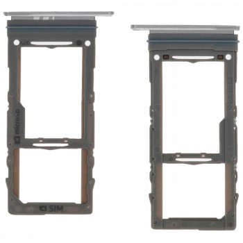 Тримач SIM-карти та MicroSD для Samsung G980 Galaxy S20 (Cosmic grey) Single Sim