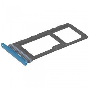 Тримач SIM-карти та MicroSD для Samsung G988 Galaxy S20 Ultra (Blue) Single Sim