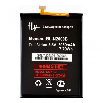 Акумулятор Fly BL-N2000B для Fly IQ4516 Tornado Slim (2050 mAh)