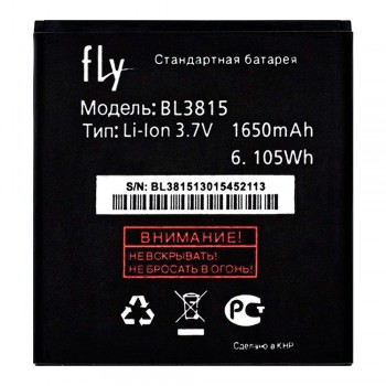 Акумулятор Fly BL3815 для Fly IQ4407 ERA Nano 7 (1650 mAh)