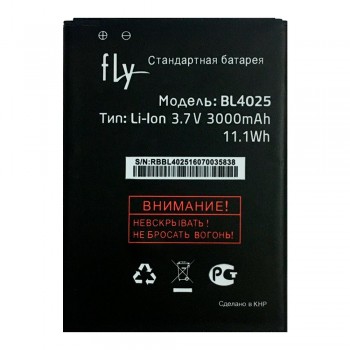 Акумулятор Fly BL4025 для Fly IQ4411 Quad Energie 2 (3000 mAh)