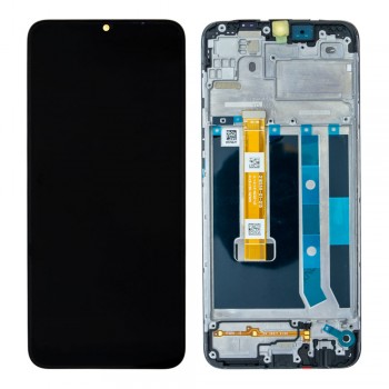 Дисплей для Oppo A17 з тачскріном і рамкою (Black) (Original PRC)
