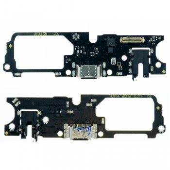 Нижня плата для Oppo A52 з роз’ємом зарядки та мікрофоном (Original PRC)