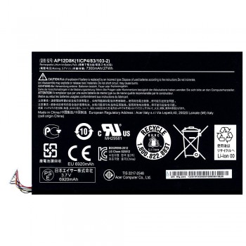 Акумулятор Acer AP12D8K для Acer Iconia Tab A3-A10 / A3-A11 / W510 / W511 (7300 mAh)