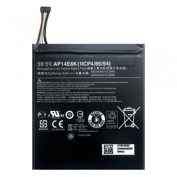 Акумулятор Acer AP14E8K для Acer Iconia One 7 B1-750 (3520 mAh)