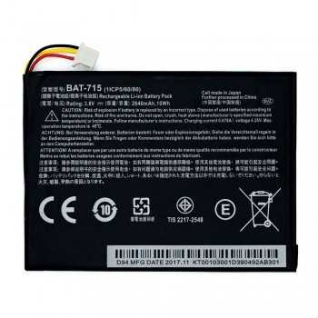 Акумулятор Acer BAT-715 для Acer Iconia B1-710 / B1-A71 (2640 mAh)