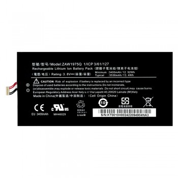 Акумулятор Acer ZAW1975Q / ZWA1975Q для Acer Iconia Tab 7 A1-713 / A1-713HD (3536 mAh)