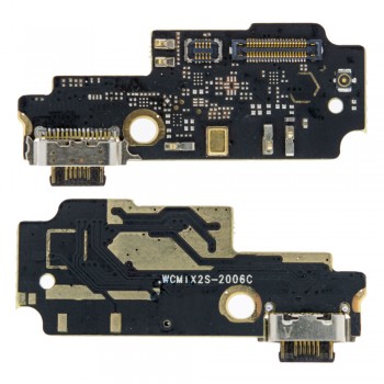 Нижня плата для Xiaomi Mi Mix 2s з роз’ємом зарядки та мікрофоном