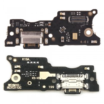 Нижня плата для Xiaomi Redmi 10 з роз’ємом зарядки та мікрофоном