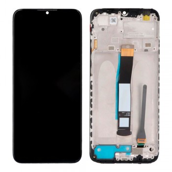 Дисплей для Xiaomi Poco C40 з тачскріном і рамкою (Black) (Original)