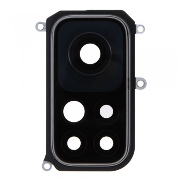 Скло камери для Xiaomi Mi 10T Pro 5G в рамці (Black) (Original)