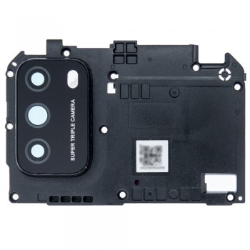 Скло камери для Xiaomi Poco M3 в рамці (Black)