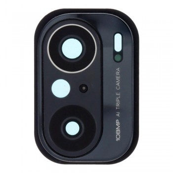 Скло камери для Xiaomi Mi 11i в рамці (Cosmic black)