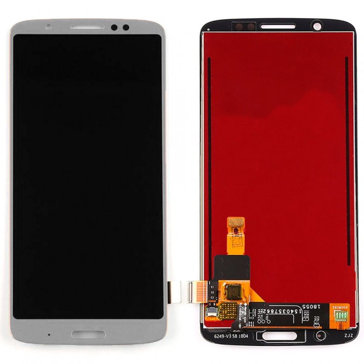 Дисплей для Motorola XT1926 Moto G6 Plus з тачскріном (Silver)