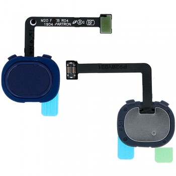 Сканер відбитка пальця для Samsung M205 Galaxy M20 / M305 Galaxy M30 (Blue)