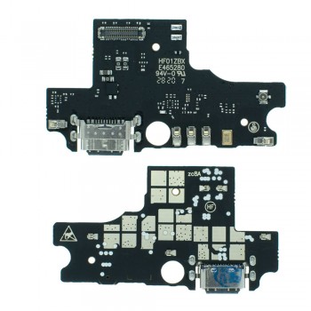 Нижня плата для ZTE Blade A51 з роз’ємом зарядки та мікрофоном