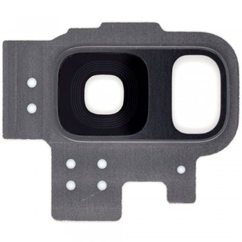 Скло камери для Samsung G960 Galaxy S9 в рамці (Titanium grey)