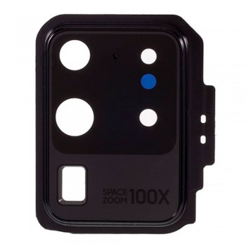 Стекло камеры для Samsung G988 Galaxy S20 Ultra в рамке (Cosmic grey) (Original)