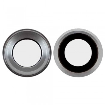 Скло камери для iPhone 6 в рамці (Silver)