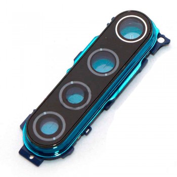 Скло камери для Xiaomi Redmi Note 8T в рамці (Blue)