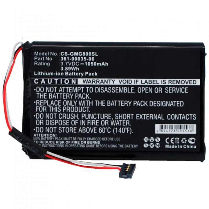 Акумулятор Garmin 361-00035-06 для Garmin Approach G8 (1100 mAh)