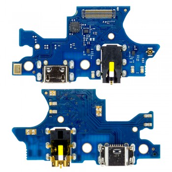 Нижня плата для Samsung A750F Galaxy A7 (2018) з роз’ємом зарядки та мікрофоном