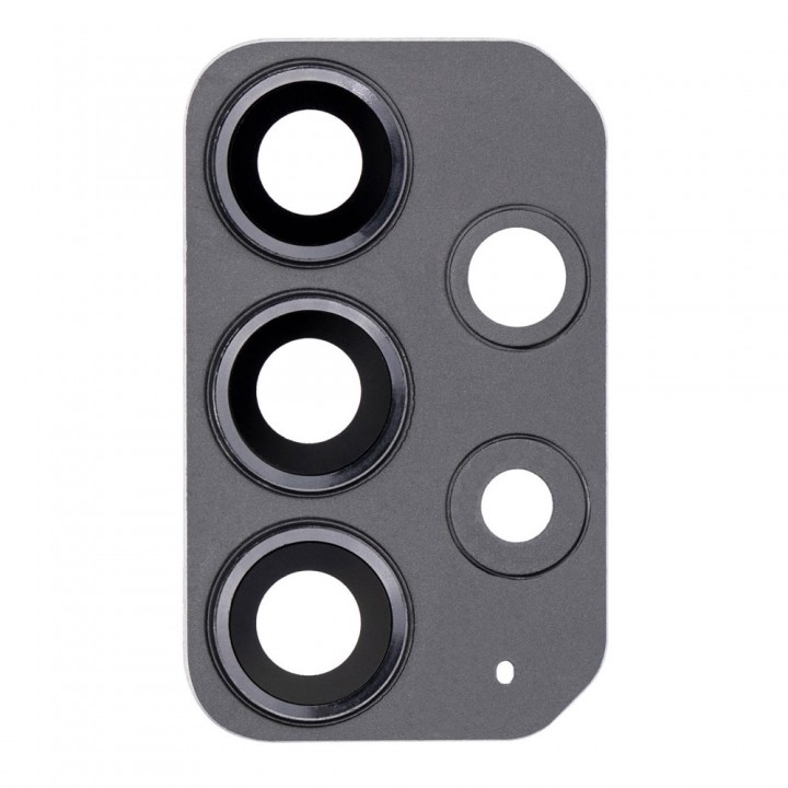 Стекло камеры для Samsung A725 Galaxy A72 (2021) в рамке (Black) (Original)