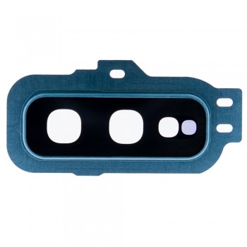 Скло камери для Samsung G970 Galaxy S10e в рамці (Blue)