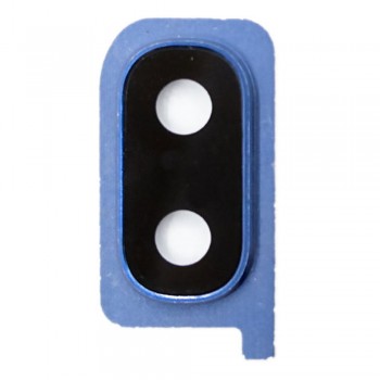 Скло камери для Samsung A205 Galaxy A20 (2019) в рамці (Blue)