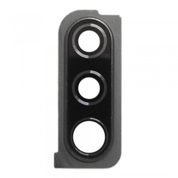 Стекло камеры для Samsung A307 Galaxy A30s (2019) в рамке (Black) (Original)