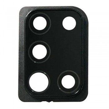 Стекло камеры для Samsung A315 Galaxy A31 (2020) в рамке (Black)